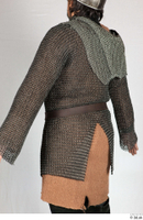  Photos Medieval Knight in mail armor 9 Medieval soldier chainmail armor cloth gambeson upper body 0005.jpg